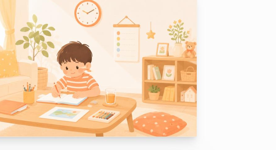 安心して過ごせる放課後の居場所のイメージ
